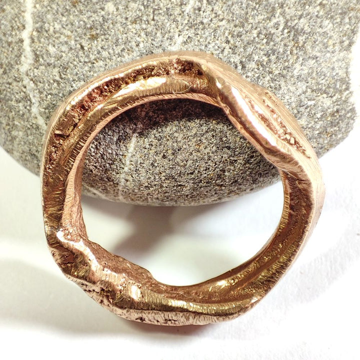 Anello SOLOTE in bronzo da donna o uomo misura 14