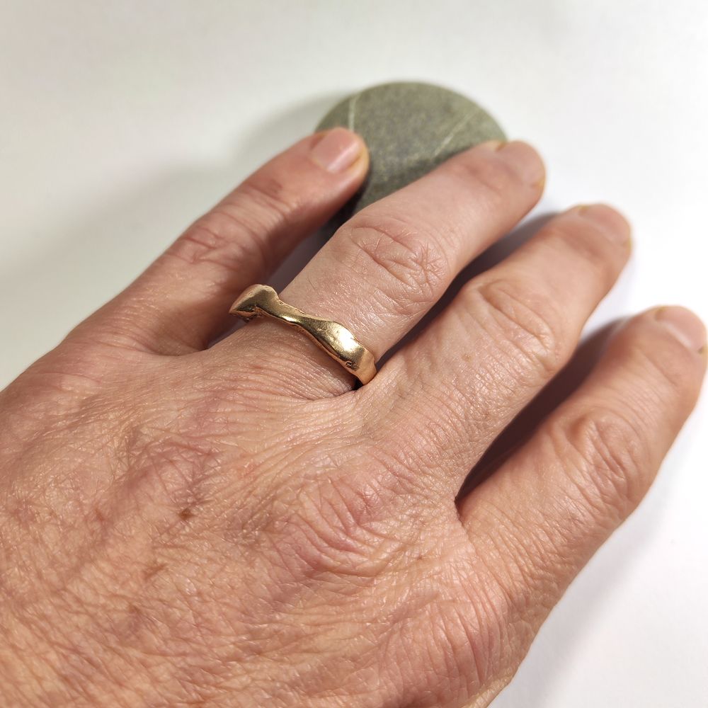 Anello SOLOTE in bronzo da donna o uomo misura 21