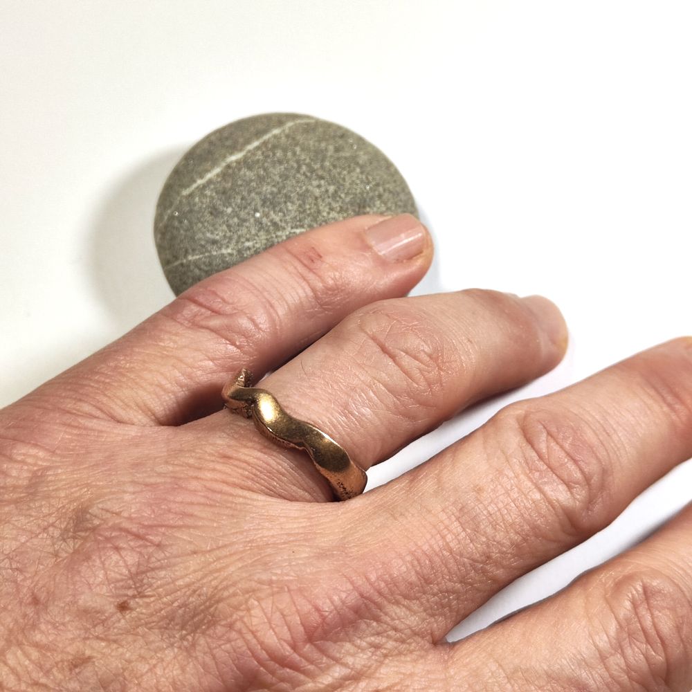 Anello SOLOTE in bronzo da donna o uomo misura 20