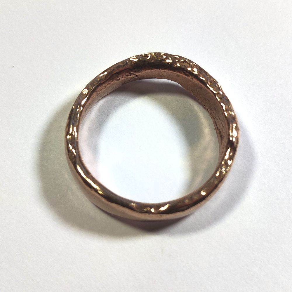 Anello con nome "SOLOTE" in bronzo da donna o uomo misura 30 - personalizzato