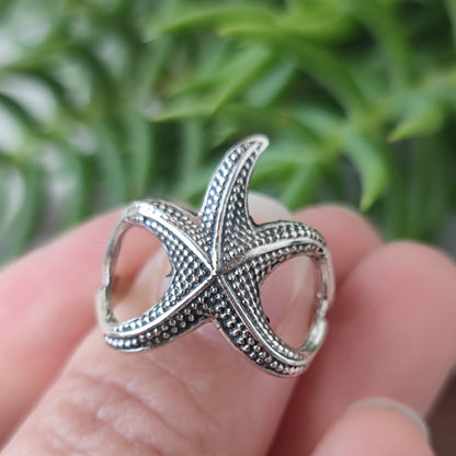 Anello in argento 925 con stella marina - STARAPHISA