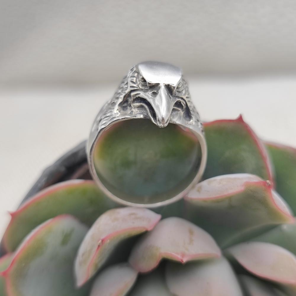 Anello testa di aquila in argento 925 - KADIRI
