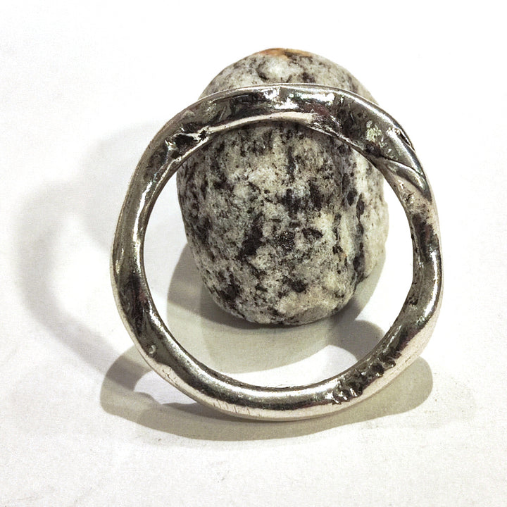 SOLOTE ring in silver for women or men size 27
