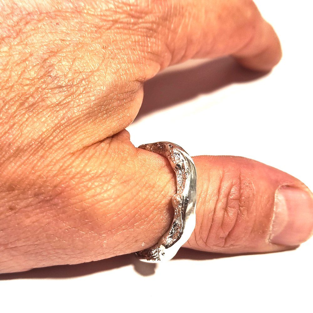 Anello SOLOTE in argento da donna o uomo misura 28 – immagine1