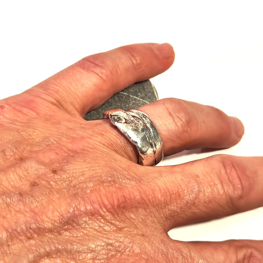 Anello SOLOTE in argento da donna o uomo misura 21 - Unisex