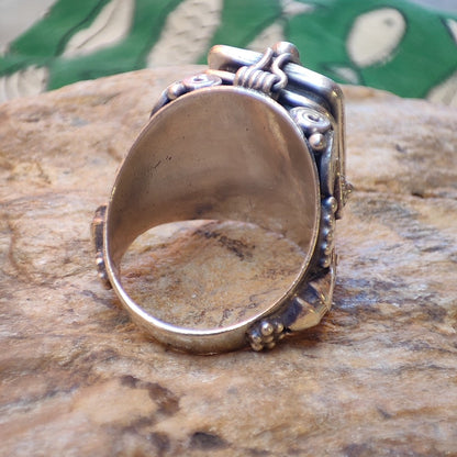 ANELLO PONDA argento 925 veleno puntinato