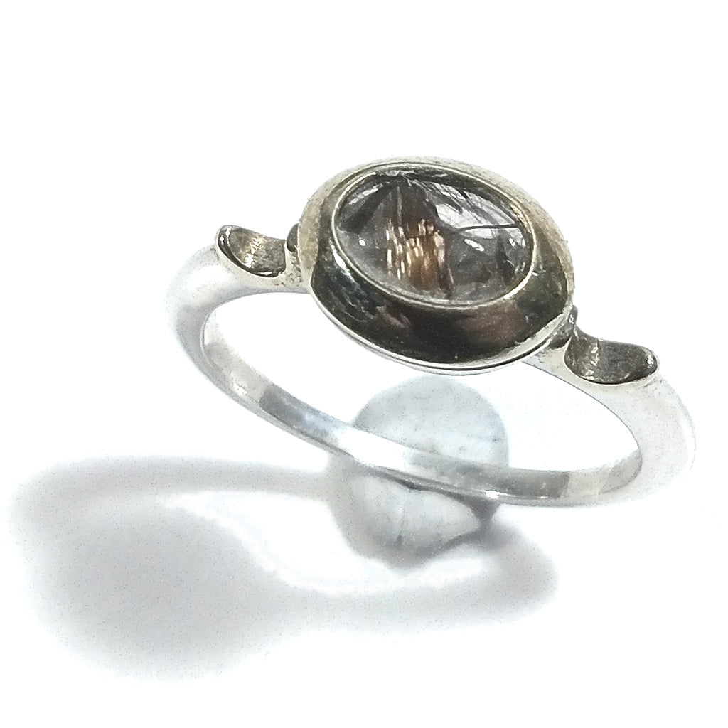 Anello artigianale con pietra in argento 925 - PADVA