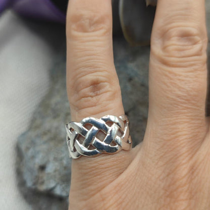 Anello nodo celtico in argento 925 - ANURAGA