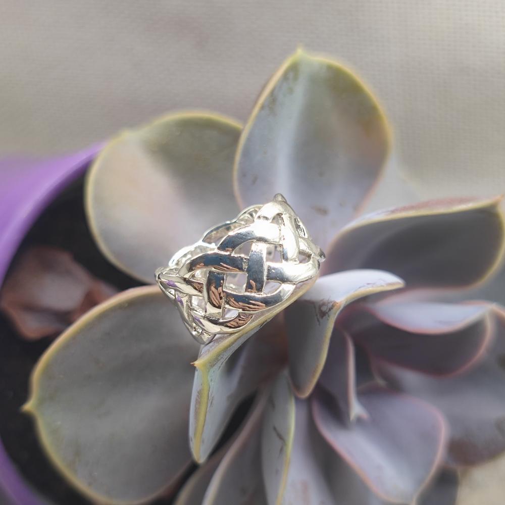 Anello nodo celtico in argento 925 - ANURAGA