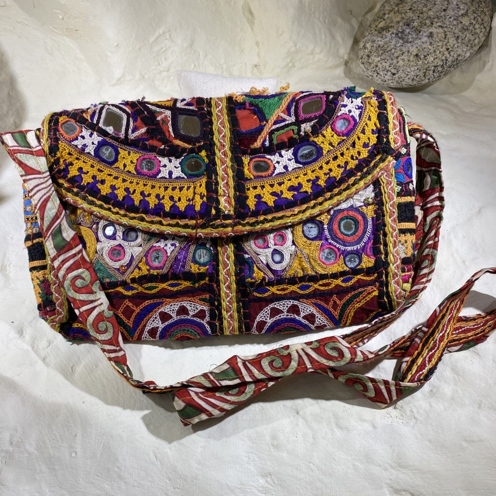 RABARI pochette / tracolla con monete VINTAGE - NAMI