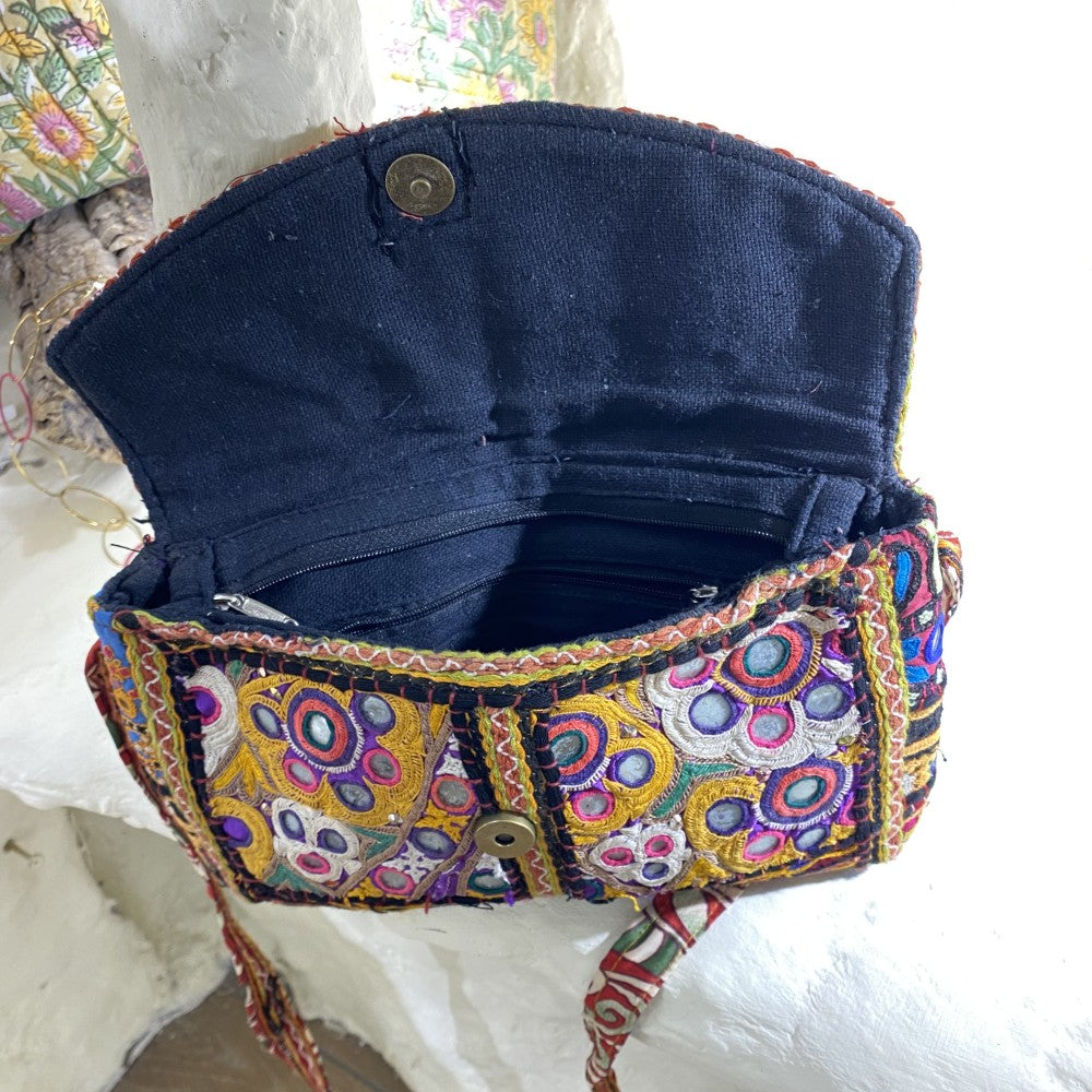 RABARI pochette / tracolla con monete VINTAGE - NAMI