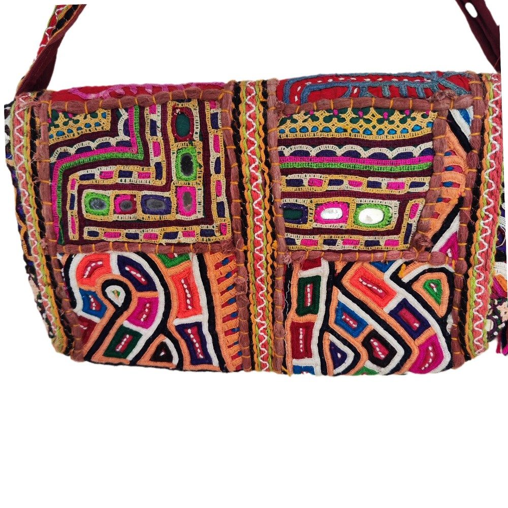 RABARI pochette / tracolla con monete VINTAGE - INDA