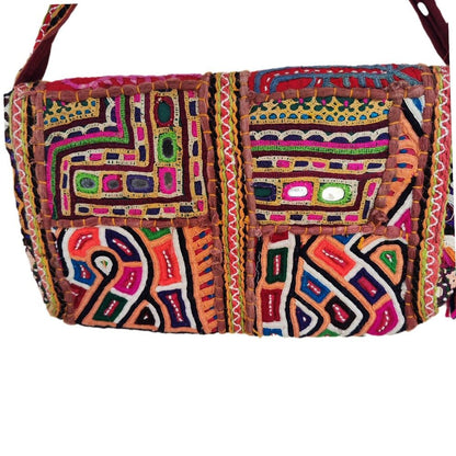 RABARI pochette / tracolla con monete VINTAGE - INDA