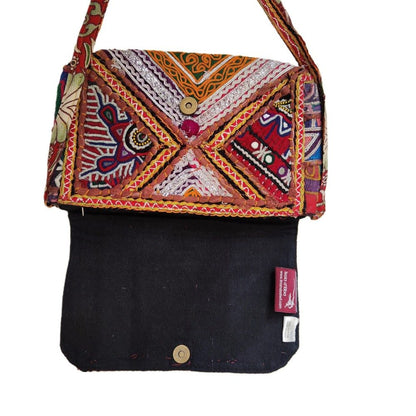 RABARI pochette / tracolla NURIA con monete VINTAGE - LAGDA