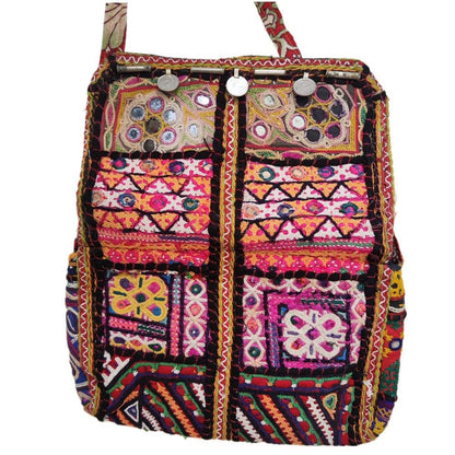 RABARI pochette / tracolla LIRDA con monete VINTAGE