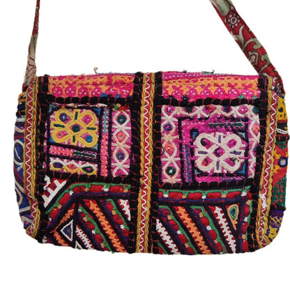 RABARI pochette / tracolla LIRDA con monete VINTAGE