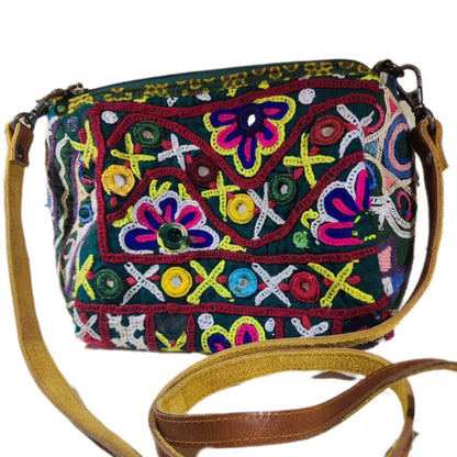 Borsetta RABARi KHA multiuso - pochette / tracolla / beauty case / astuccio Vintage - multicolor