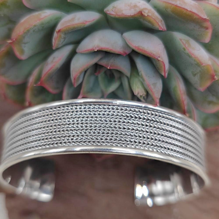 Bracciale rigido aperto in argento 925 - COLABA