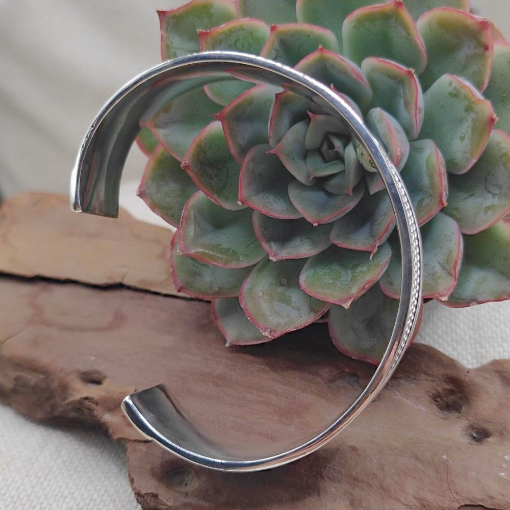 Bracciale rigido aperto in argento 925 - COLABA