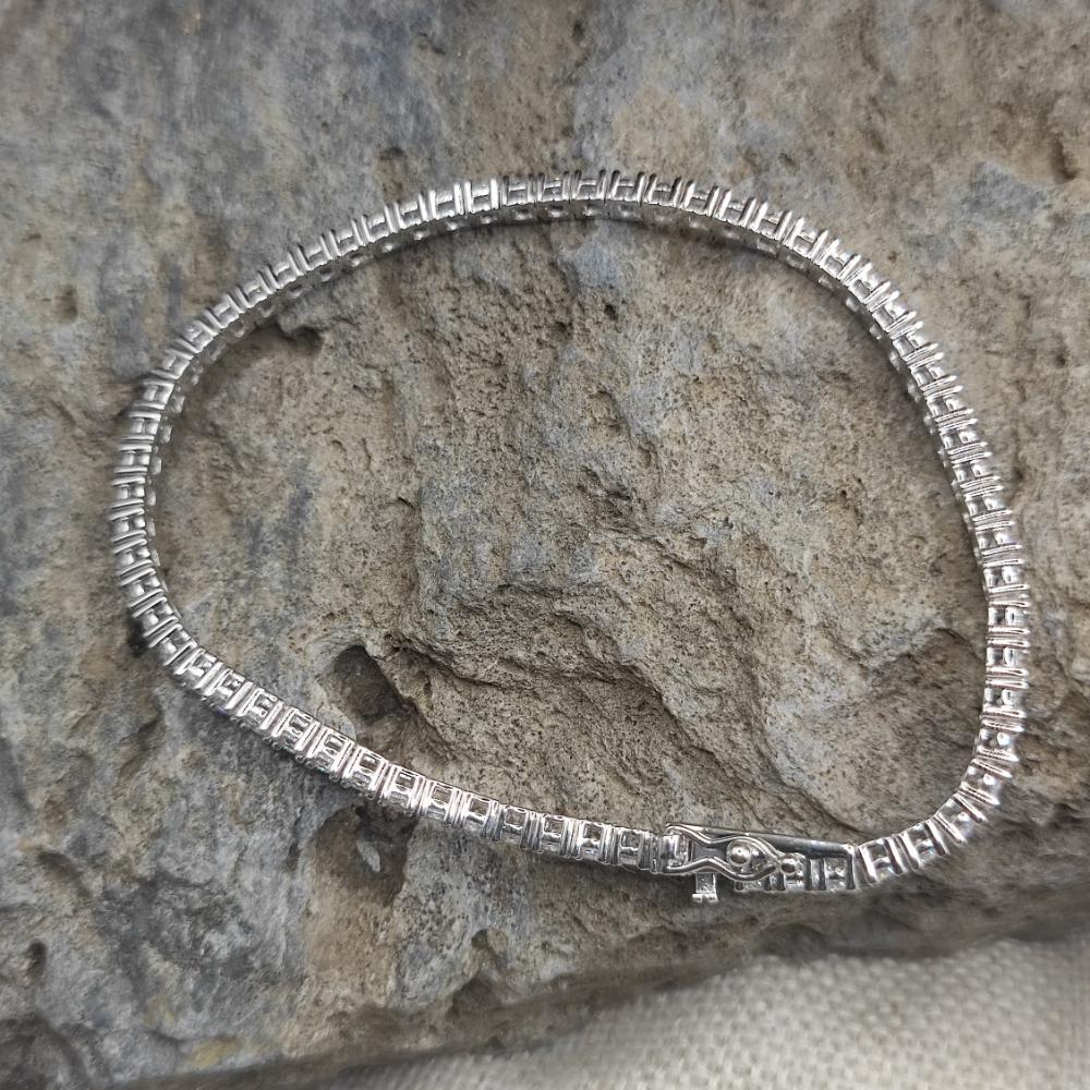 Bracciale in argento 925 e zirconi bianchi - ARUNIKA