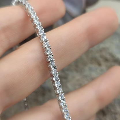 Bracciale in argento 925 e zirconi bianchi - ARUNIKA