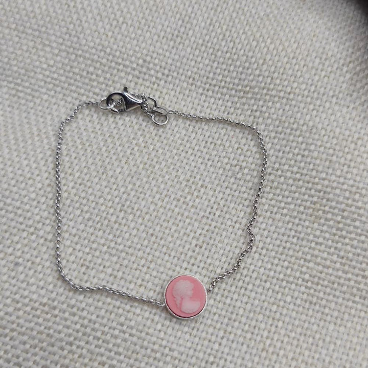 BRACCIALE in argento 925 con cammeo colorato - TAVISHI