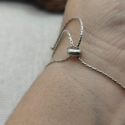 BRACCIALE artigianale in argento con croce - MARKAPUR