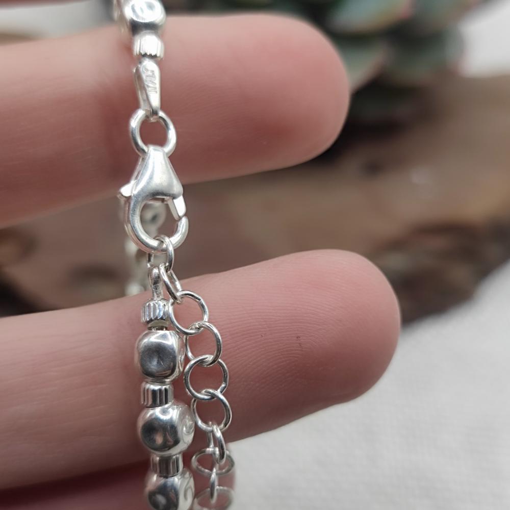 BRACCIALE artigianale in argento 925 - MIRYALA