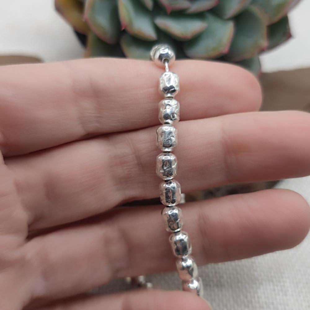 BRACCIALE con pepite in argento 925 - MANCHERIAL