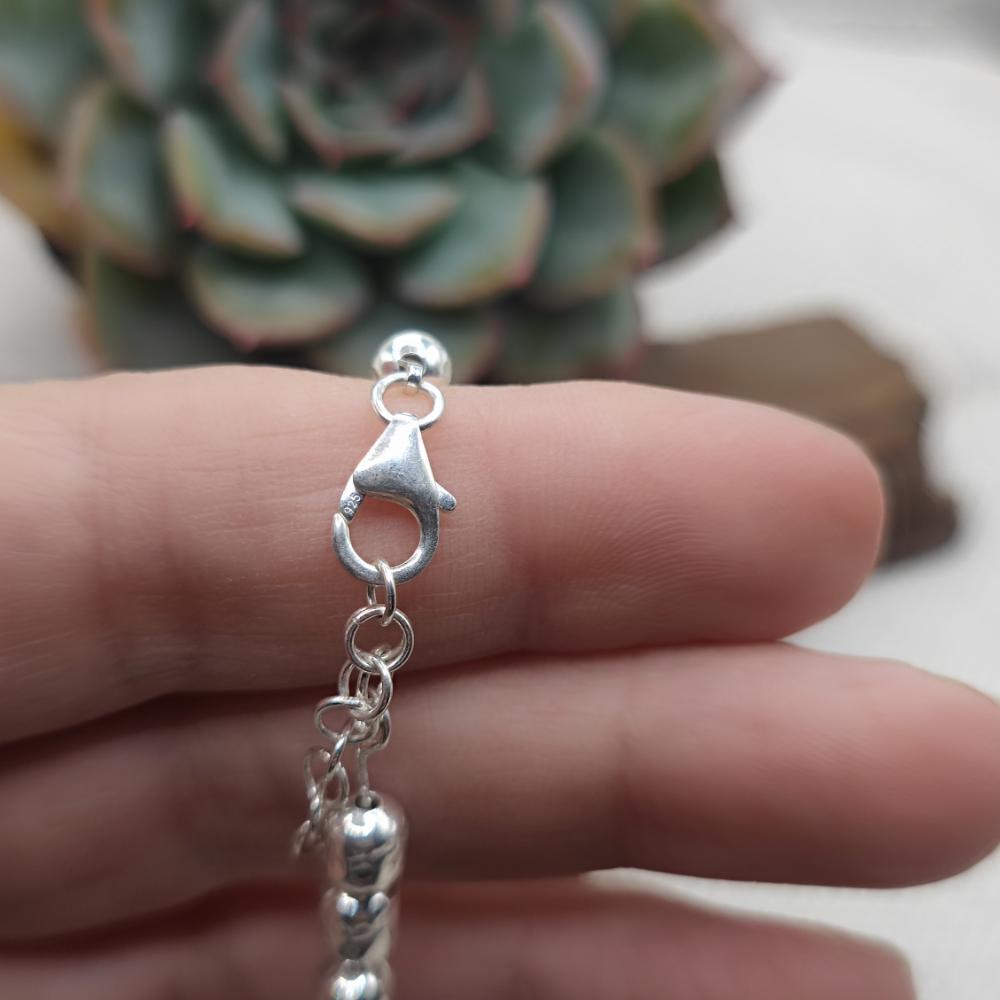 BRACCIALE con pepite in argento 925 - MANCHERIAL