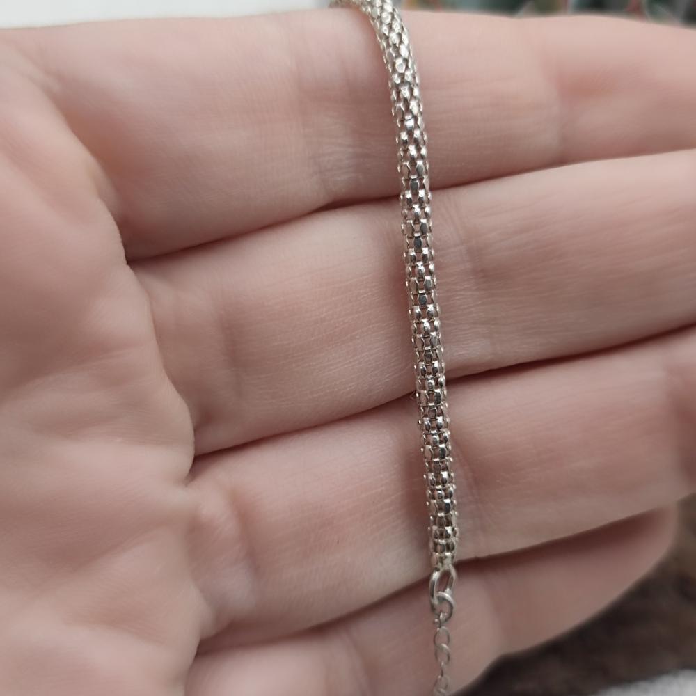 BRACCIALE artigianale in argento con cuori - MANUGURU