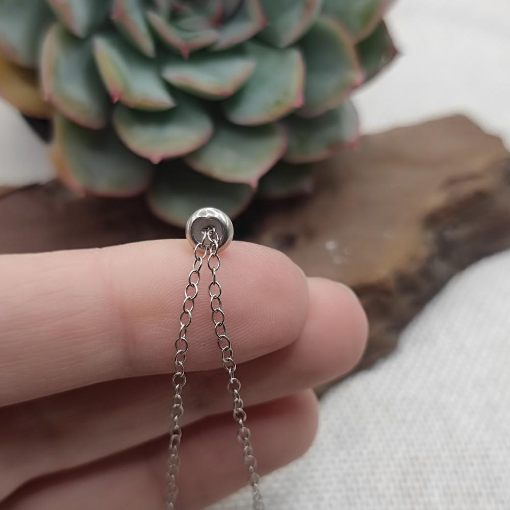 BRACCIALE artigianale in argento con cuori - MANUGURU