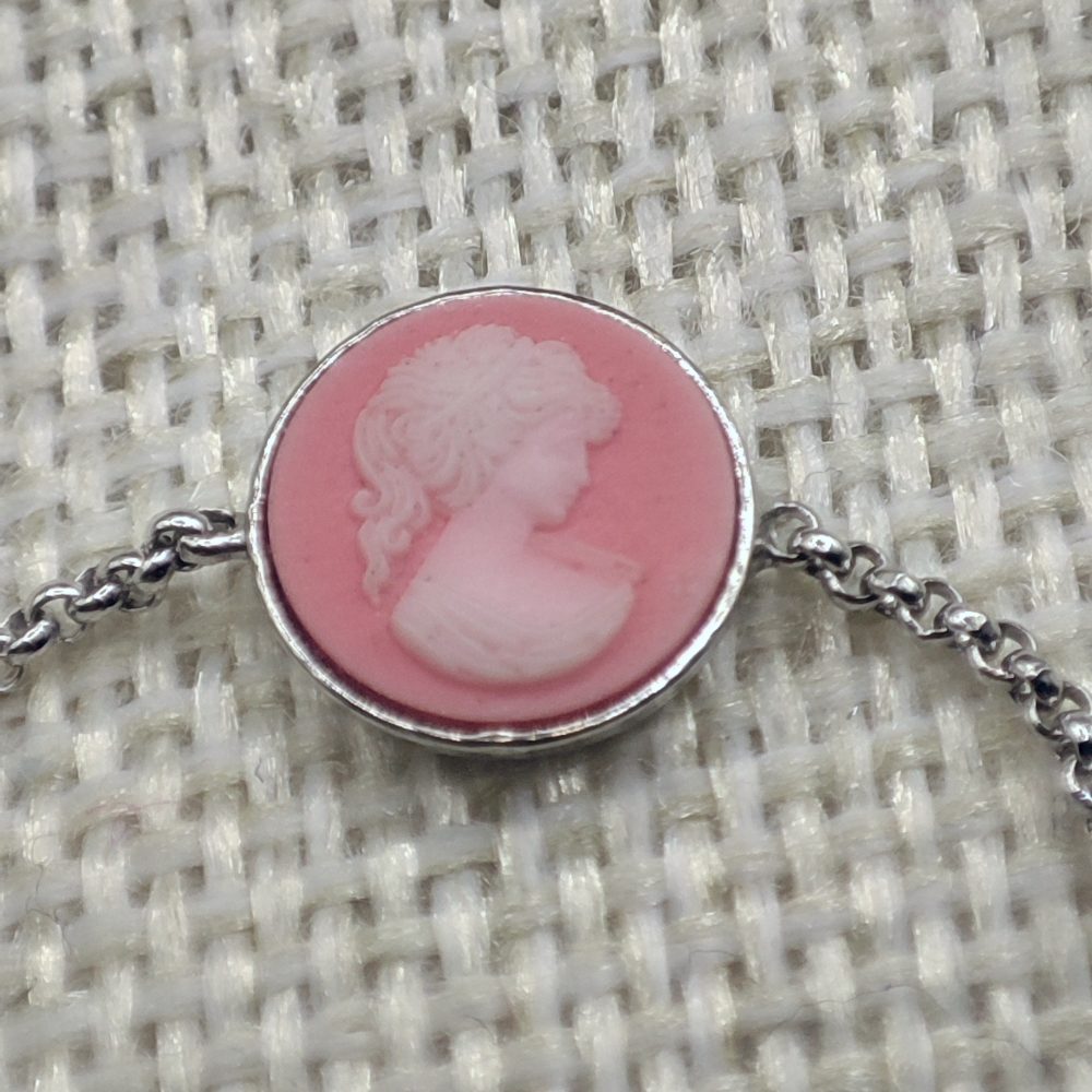 BRACCIALE in argento 925 con cammeo colorato - TAVISHI