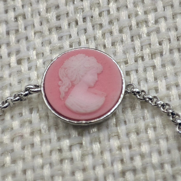 BRACCIALE in argento 925 con cammeo colorato - TAVISHI