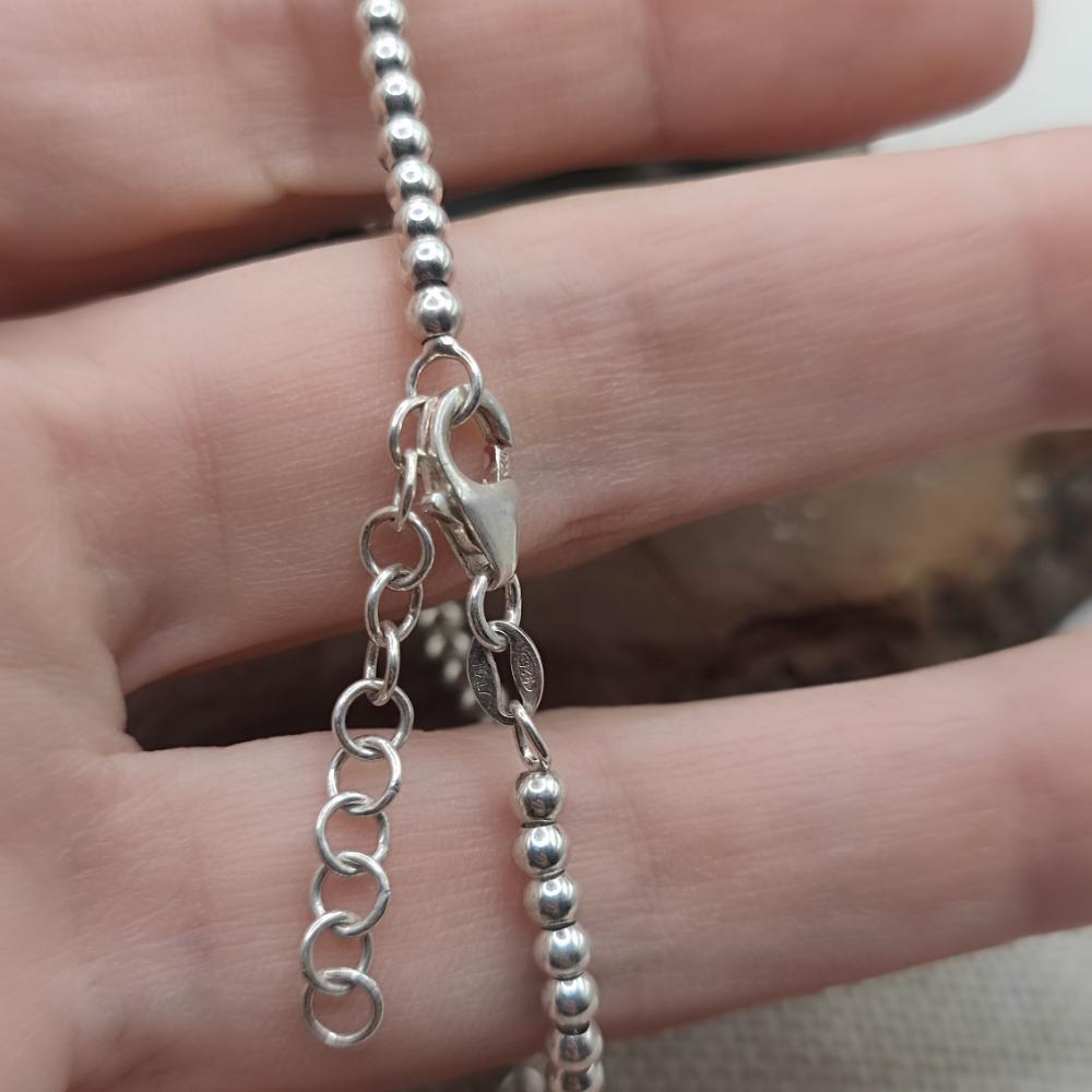 BRACCIALE con sfere in argento 925 - MANDAPETA