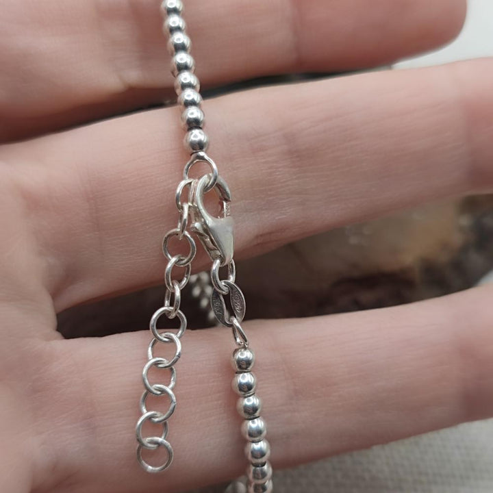 BRACCIALE con sfere in argento 925 - MANDAPETA