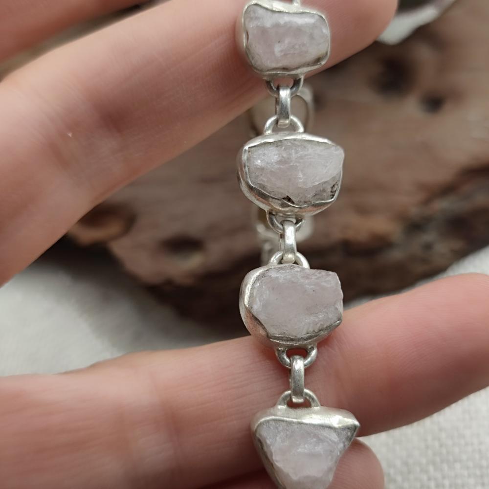 Bracciale argento 925 TORMALINA rosa