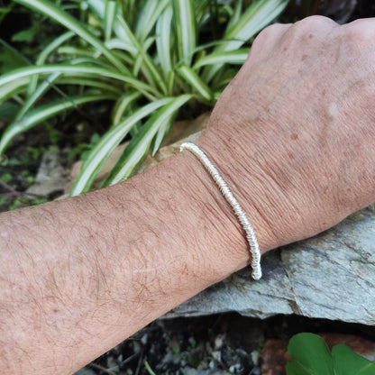 BRACCIALE ARGENTO con anellini - CIRCLE