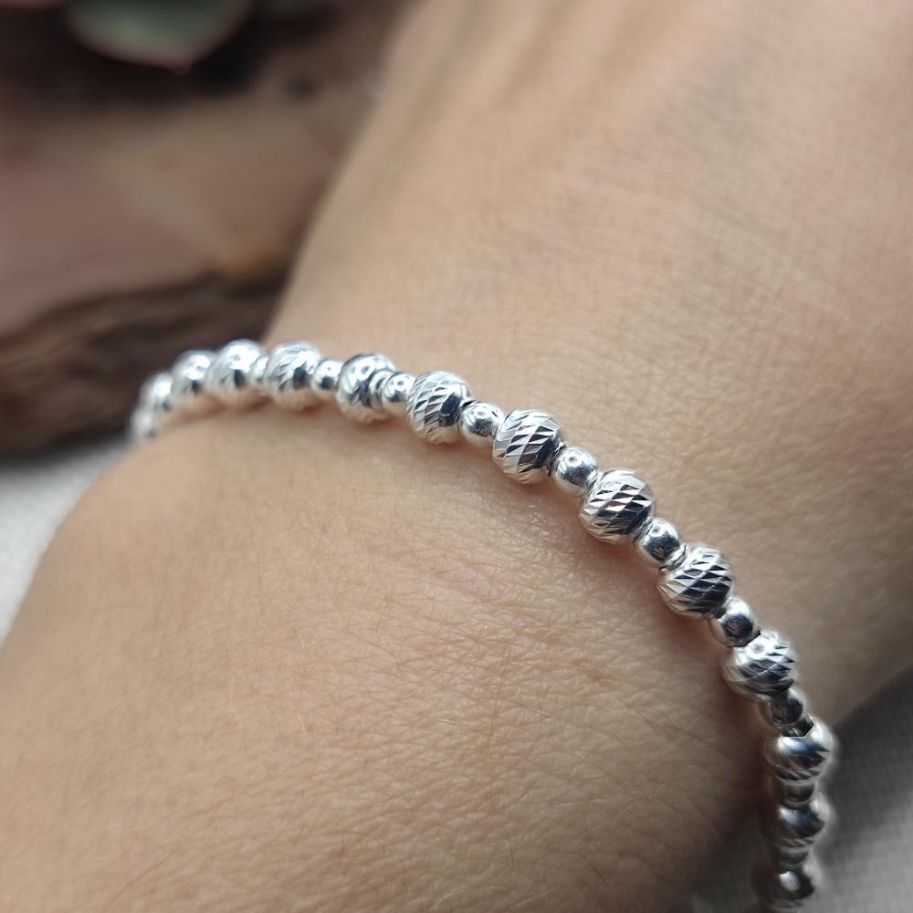 BRACCIALE artigianale in argento 925 - NAGARI