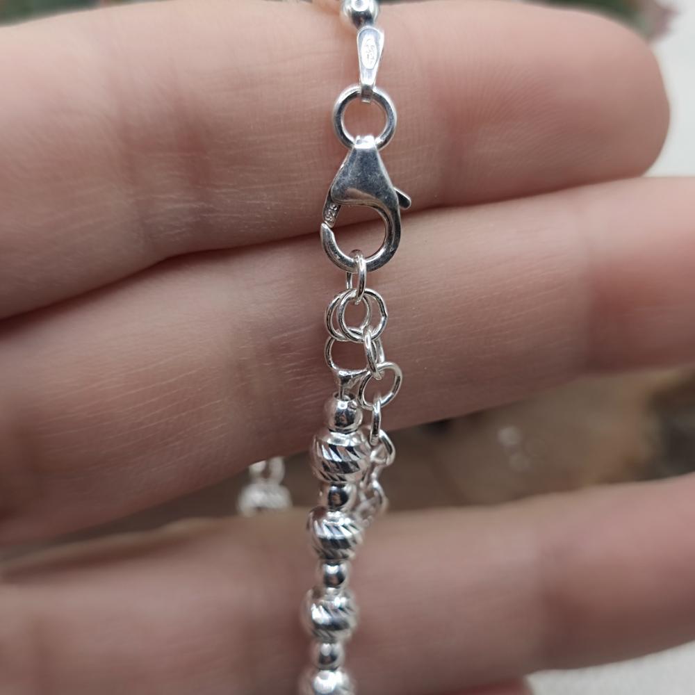 BRACCIALE artigianale in argento 925 - NAGARI