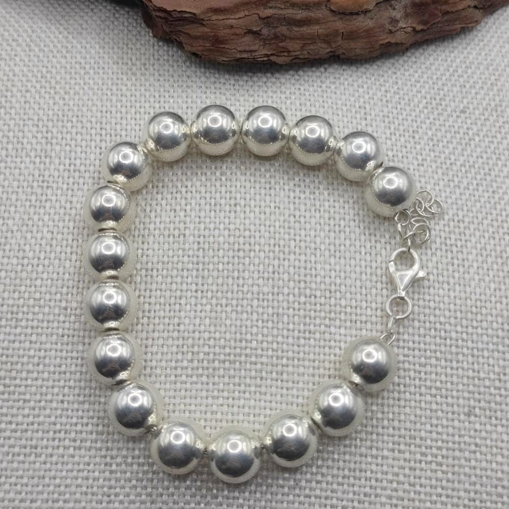 BRACCIALE artigianale sfere in argento 925 - NAGARKU