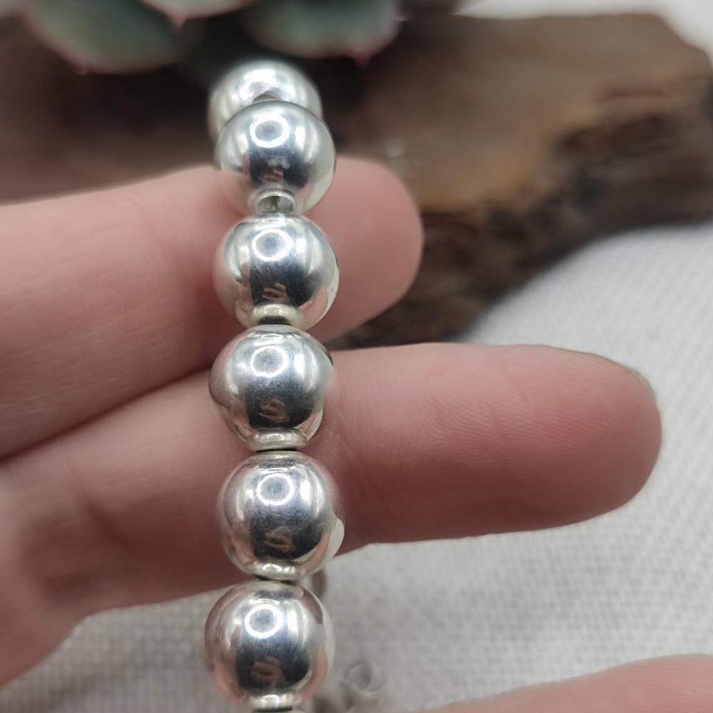 BRACCIALE artigianale sfere in argento 925 - NAGARKU