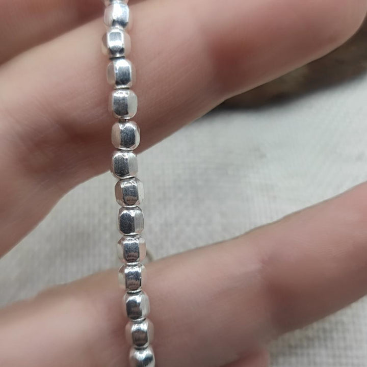 BRACCIALE in argento 925 con pepite sfaccettate - NANDYAL