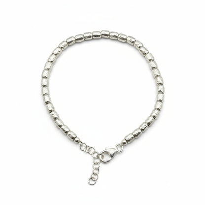 BRACCIALE artigianale con tubi martellati - MOMMATO