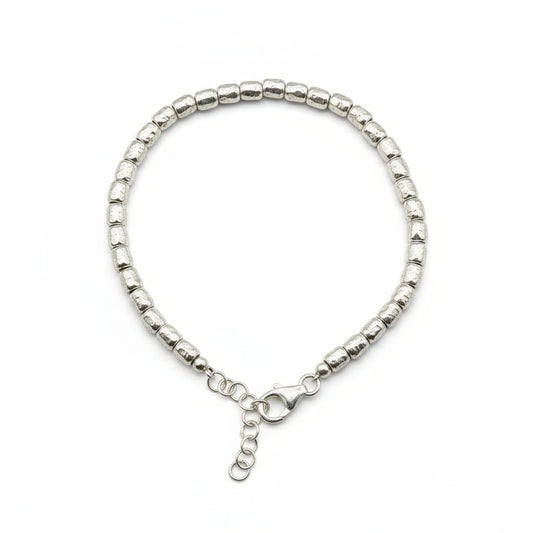 BRACCIALE artigianale con tubi martellati - MOMMATO