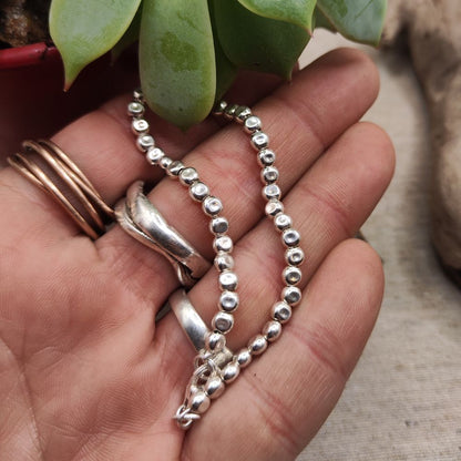 Bracciale artigianale in argento 925 - NORA