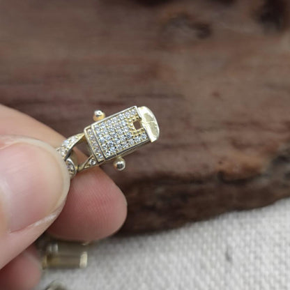Bracciale catena argento 925 e zirconi - TARA