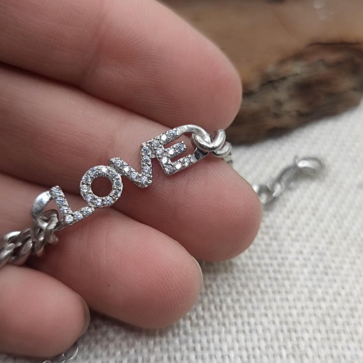 BRACCIALE catena groumette in argento 925 - NARASARA