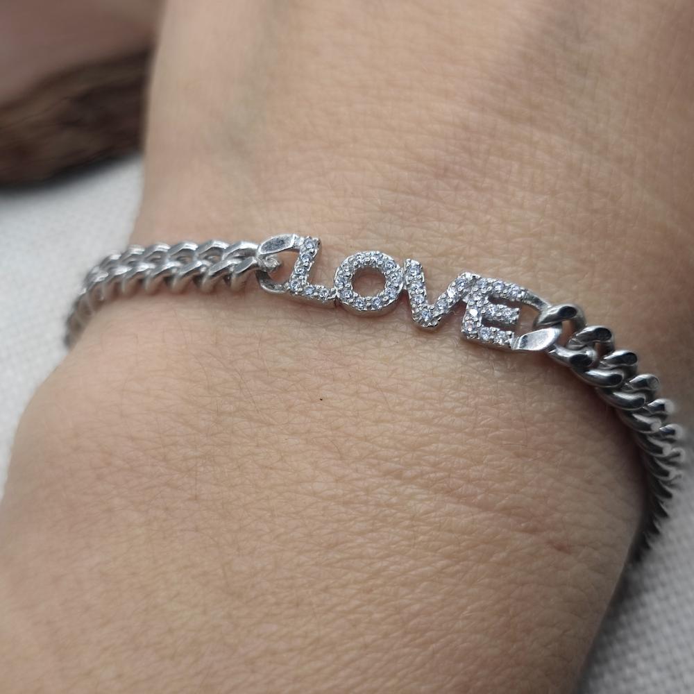 BRACCIALE catena groumette in argento 925 - NARASARA
