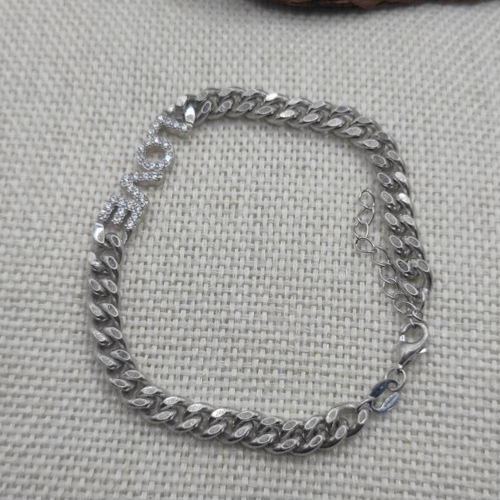 BRACCIALE catena groumette in argento 925 - NARASARA